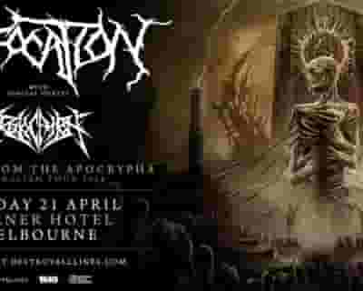 Suffocation 'Hymns From The Apocrypha' Australia and New Zealand Tour 2024 tickets blurred poster image