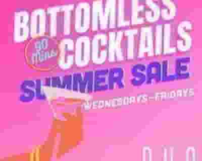 90 minutes Bottomless Cocktails tickets blurred poster image