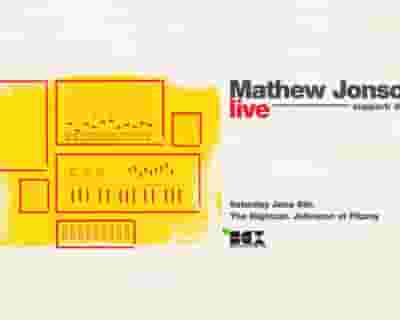 Mathew Jonson tickets blurred poster image