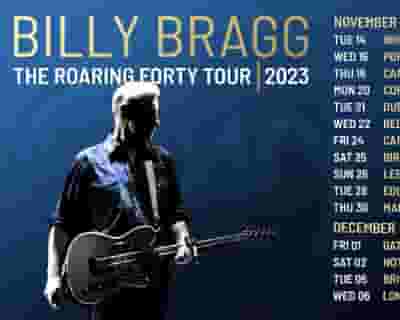 Billy Bragg tickets blurred poster image