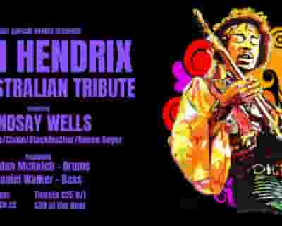 Jimi Hendrix The Australian Tribute tickets blurred poster image