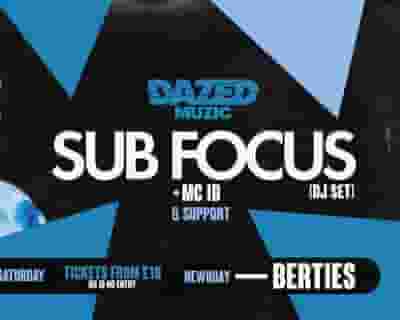 Sub Focus tickets blurred poster image