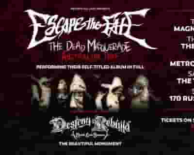 Escape The Fate - The Dead Masquerade tickets blurred poster image