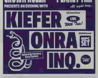 Kiefer with Trio + Onra + INQ tickets blurred poster image