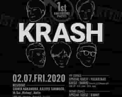 Krash 1ST Anniversary Party tickets blurred poster image