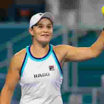 Ashleigh Barty blurred poster image