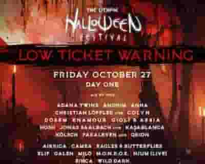The Cityfox Halloween Festival tickets blurred poster image