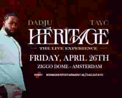 TAYC & DADJU LIVE IN CONCERT tickets blurred poster image