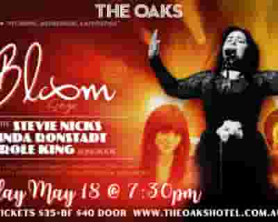 Bloom sings Stevie Nicks, Carole King & Linda Ronstadt tickets blurred poster image