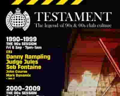Ministry of Sound: Testament | Brisbane tickets blurred poster image