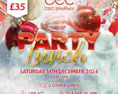 Christmas Party Lunch tickets blurred poster image