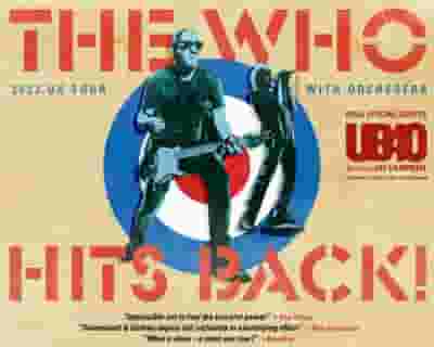 The WHO - Hits Back! tickets blurred poster image