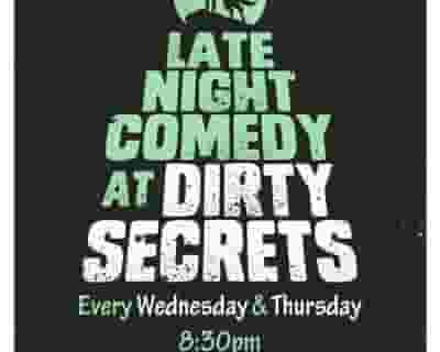 Dirty Secrets Comedy tickets blurred poster image