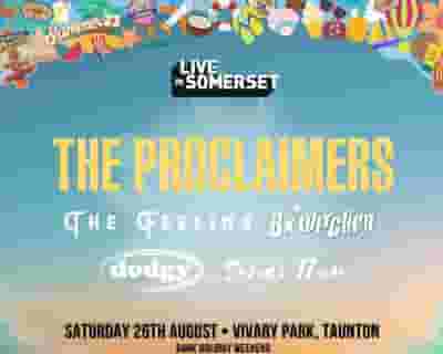 Live In Somerset - The Proclaimers tickets blurred poster image