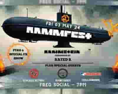 Rammfest 2024 tickets blurred poster image