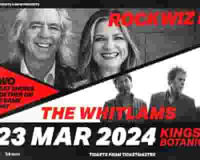 Rockwiz Live & The Whitlams tickets blurred poster image