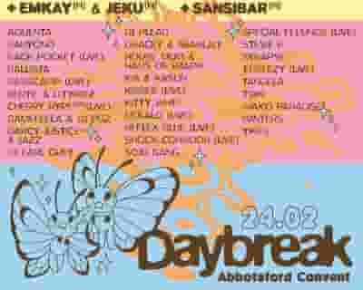 Daybreak Festival 2024 tickets blurred poster image