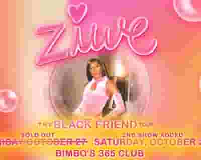 Ziwe Fumudoh tickets blurred poster image