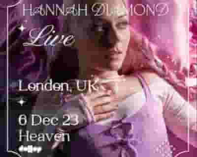 Hannah Diamond tickets blurred poster image