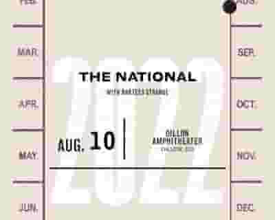 The National - Summer 2022 tickets blurred poster image