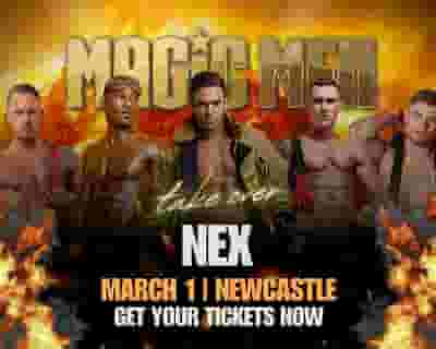 Magic Men Take Over Newcastle tickets blurred poster image
