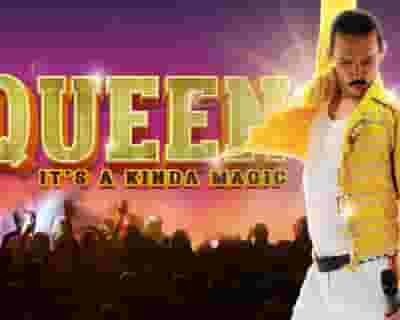 Queen It's a Kinda Magic tickets blurred poster image