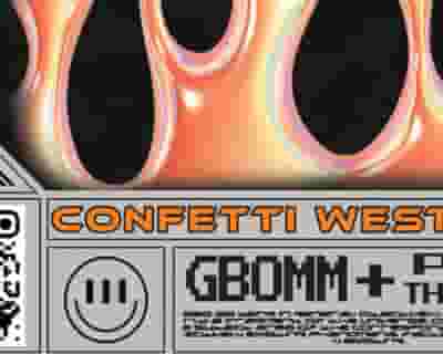 Confetti Western tickets blurred poster image