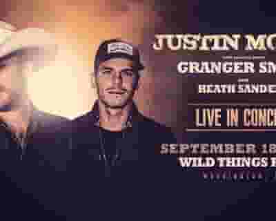 Justin Moore with Granger Smith and Heath Sanders tickets blurred poster image