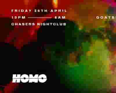 HOMO MELB tickets blurred poster image