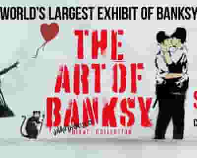 The Art of Banksy tickets blurred poster image