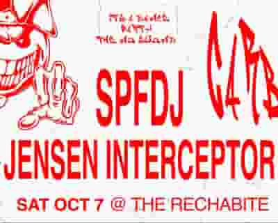 SPFDJ & Jensen Interceptor tickets blurred poster image