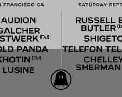 Ghostly 20 San Francisco with Audion, Gold Panda, Shigeto, Lusine tickets blurred poster image