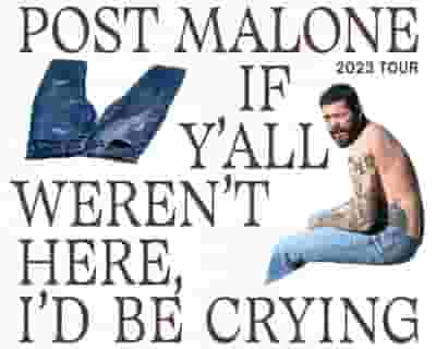 Post Malone tickets blurred poster image
