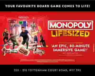 Monopoly Lifesized - Luxury Board tickets blurred poster image