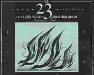 P0SH B4S5 with Croatian Amor and Lust For Youth tickets blurred poster image