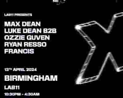 LAB11 presents neXup Birmingham tickets blurred poster image