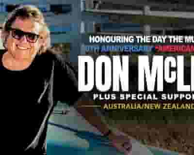 Don McLean tickets blurred poster image