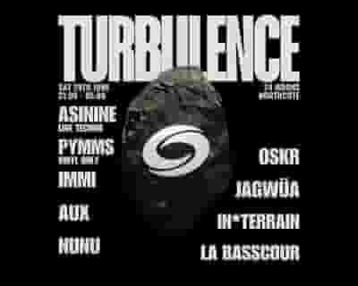 TURBULENCE tickets blurred poster image