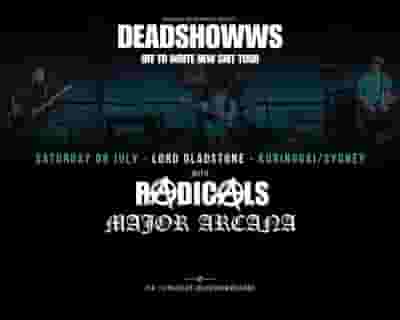 Deadshowws - Off to Write New Shit Tour tickets blurred poster image