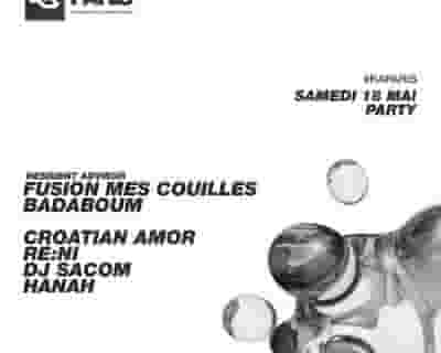 RA Paris: Fusion Mes Couilles tickets blurred poster image