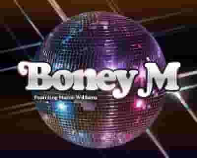 Boney M tickets blurred poster image
