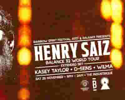 Henry Saiz (extended set), Kasey Taylor, Wilma & DSens tickets blurred poster image
