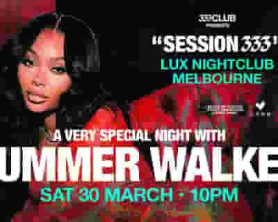 Summer Walker tickets blurred poster image