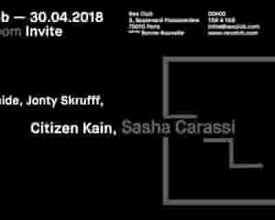 Cloakroom Invite Sasha Carassi tickets blurred poster image