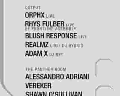 Output Grayscale presents Sonic Groove Records tickets blurred poster image