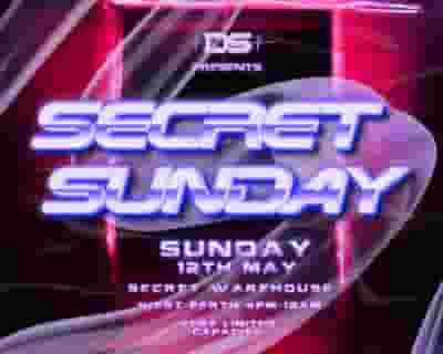 DS Present Secret Sunday tickets blurred poster image