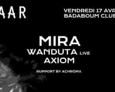 Azaar: Mira, Wanduta Live, Axiom tickets blurred poster image