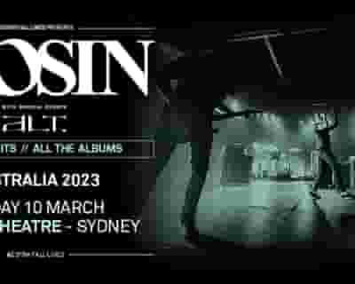 Saosin tickets blurred poster image