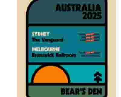 Bear's Den tickets blurred poster image