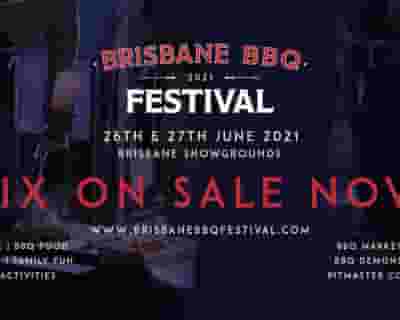 Brisbane BBQ Festival 2021 tickets blurred poster image